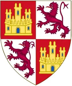 Coat of Arms of the King of Castile and León (1230–84)