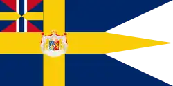 Royal standard in Sweden (1844–1905)