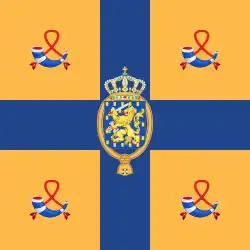 Royal Standard of Wilhelmina, Juliana and Beatrix (1908–2013)