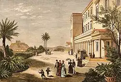 The Old Royal Palace in 1877