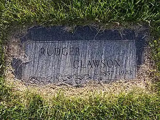 Rudger Clawson's grave marker