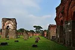 Ruins of Pathan palace at Adian
