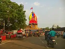 festival cart of the temple with image of the festival deity