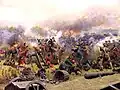 Detail of Diorama of Battle of Poltava