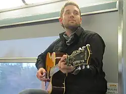 Cook performing onboard "The Canadian" en route from Toronto to Edmonton, April 2011