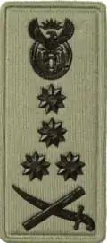 General embossed badge Right