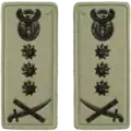Lt General embossed badge