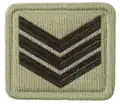 Sergeant embossed badge