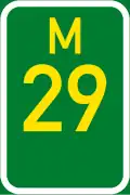 Metropolitan route M29 shield