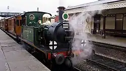 178 in SECR goods livery on the Bluebell Railway.