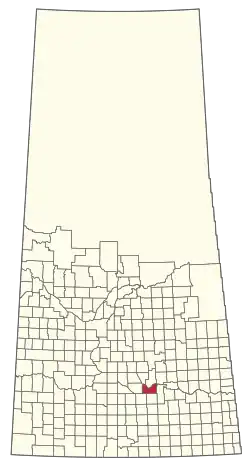 Location of the RM of Lumsden No. 189 in Saskatchewan