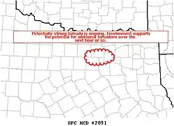 SPC Mesoscale Discussion #2091