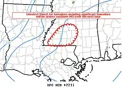 SPC Mesoscale Discussion #2211