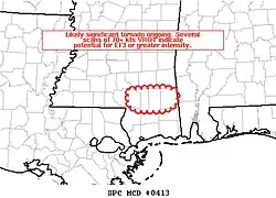 SPC Mesoscale Discussion #413