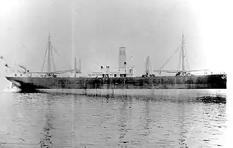 SS Ohioan as she appeared before her U.S. Navy service in World War I