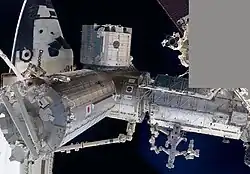 Composite image of the US Segment of the ISS taken during EVA
