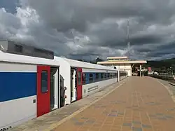 Railway station in Beaufort.