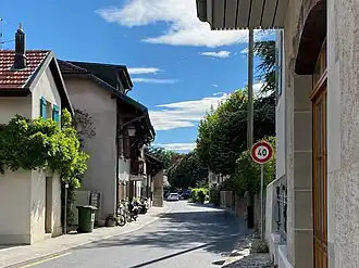 Route de Saconnex-d'Arve, in 2020