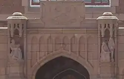 Details of the Oddfellows Home entrance