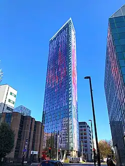 Saffron Square is the third tallest building in Croydon at 134 metres.