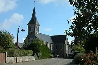 The church in Saint-Germain-de-Coulamer