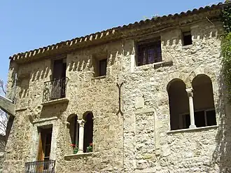 Two houses in Saint-Guilhem-le-Désert.