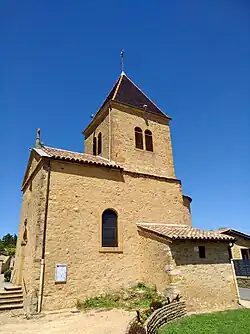 The church in Saint-Jean-des-Vignes