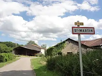 The road into Saint-Martin