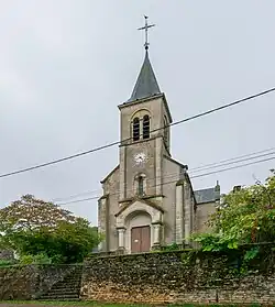 The church in Taconnay