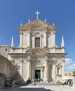 Facade of the College church, now Saint Ignatius