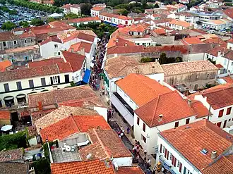 Saint-Pierre-d'Oléron seen from the bell tower