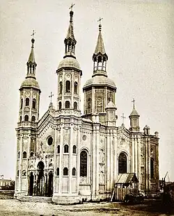 Gothic Revival - Saint Spyridon the New Church, Bucharest, unknown architect, finished in 1858[31]