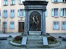 War memorial at Sainte Marie-aux-Mines.