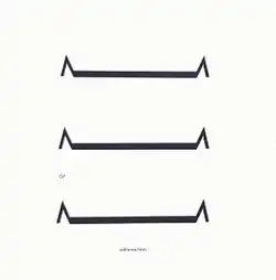 Three stylized, elongated "M" letters, as well as the words "of" and "Sakanaction"