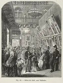 Salon of 1849, held at the Tuileries Palace
