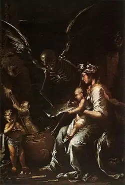Human Fragility (c. 1656), oil on canvas, 199 x 134&nbsp;cm., Fitzwilliam Museum