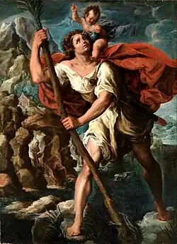 Saint Christopher by Orazio Borgianni, c. 1600