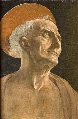 Verrocchio St. Jerome. 41 × 27&nbsp;cm.