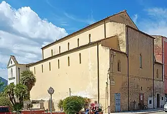 Right side and rear elevation