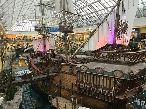 A replica of the Santa María at West Edmonton Mall