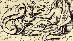 Prudentia (Prudence), with a serpent