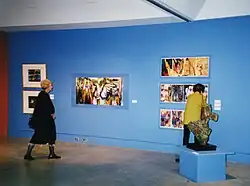 Copier art at 2001 retrospective exhibition