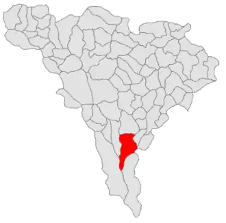Location in Alba County