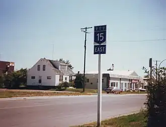 Saskatchewan Highway 15 marker, Melville