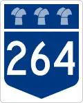 Highway 264 marker