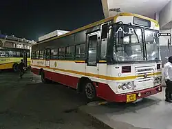 Satyavedu bus at Tirupati bus station