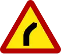 Curve to right