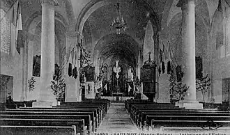 Interior at the beginning of the 20th century