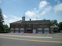 Sayville Fire Department along Lincoln Avenue just north of Montauk Highway