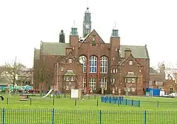 The school, seen from the south